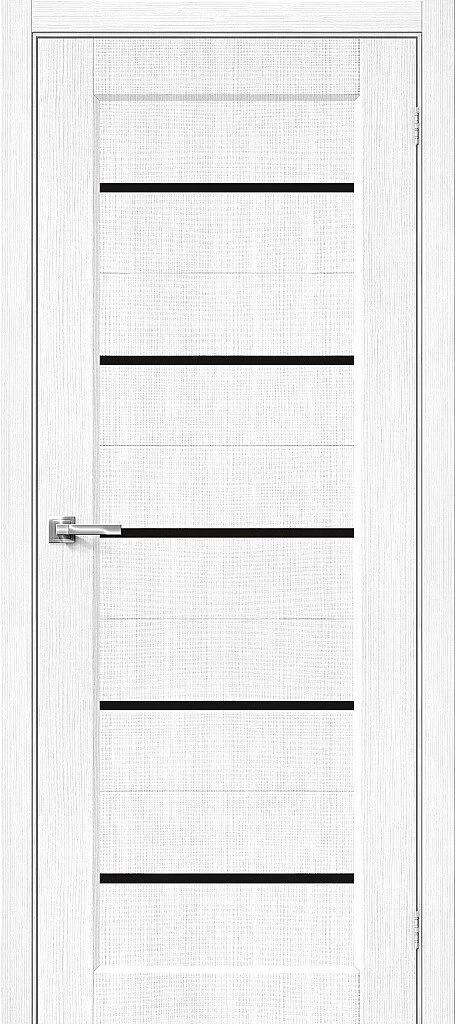 Фото Межкомнатная дверь Мода-22 Black Line Snow Melinga BR4896