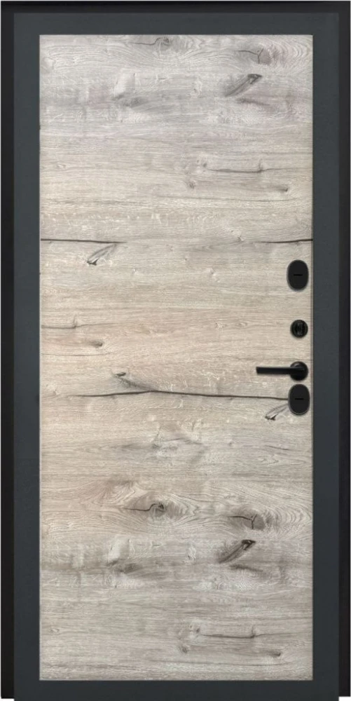 Входная дверь ДвериПРО Элфи Без фрезеровки Дуб пацифик горизонт DPRO232770 внутренняя сторона